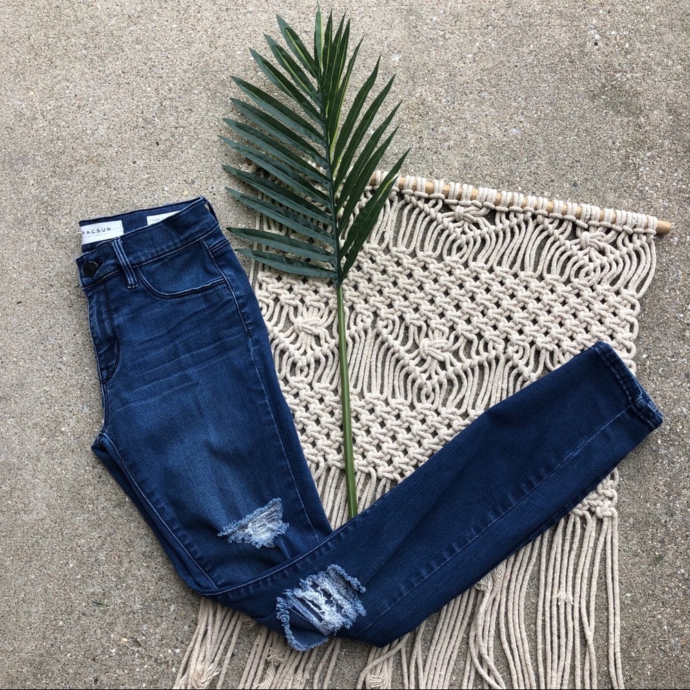 Pacsun Distressed Skinny Jeans Size 23